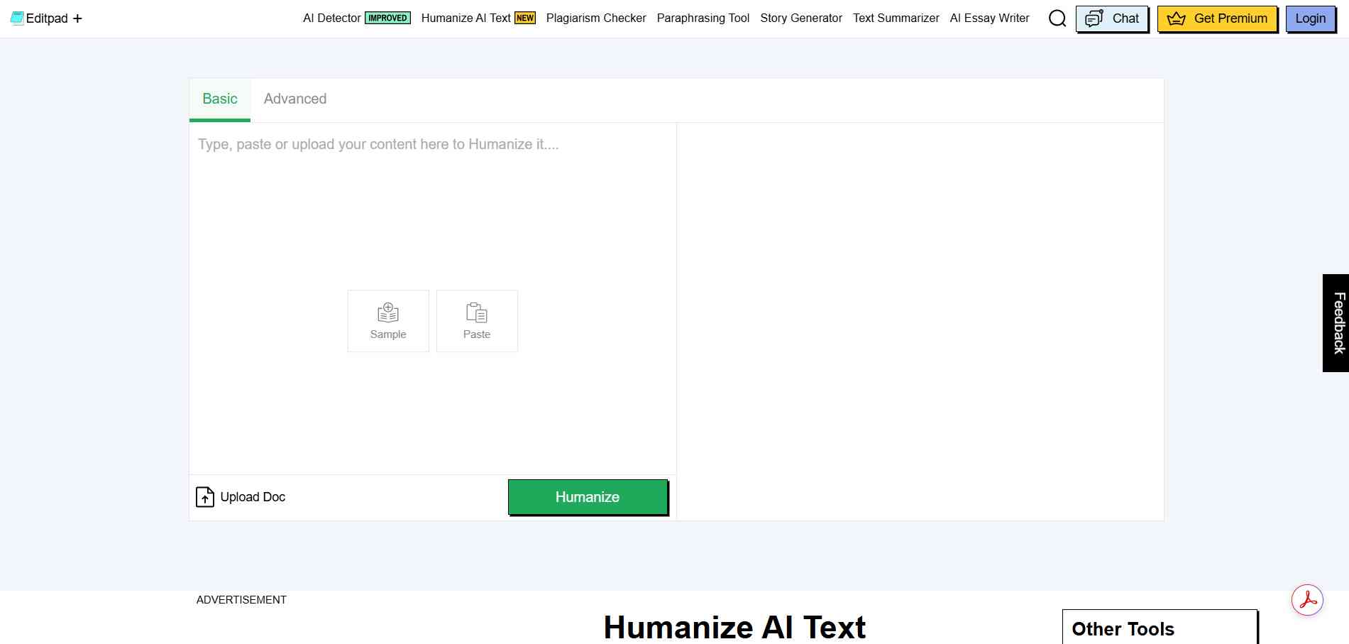 ditpad AI Text Humanizer
