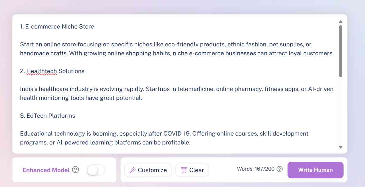 WriteHuman AI